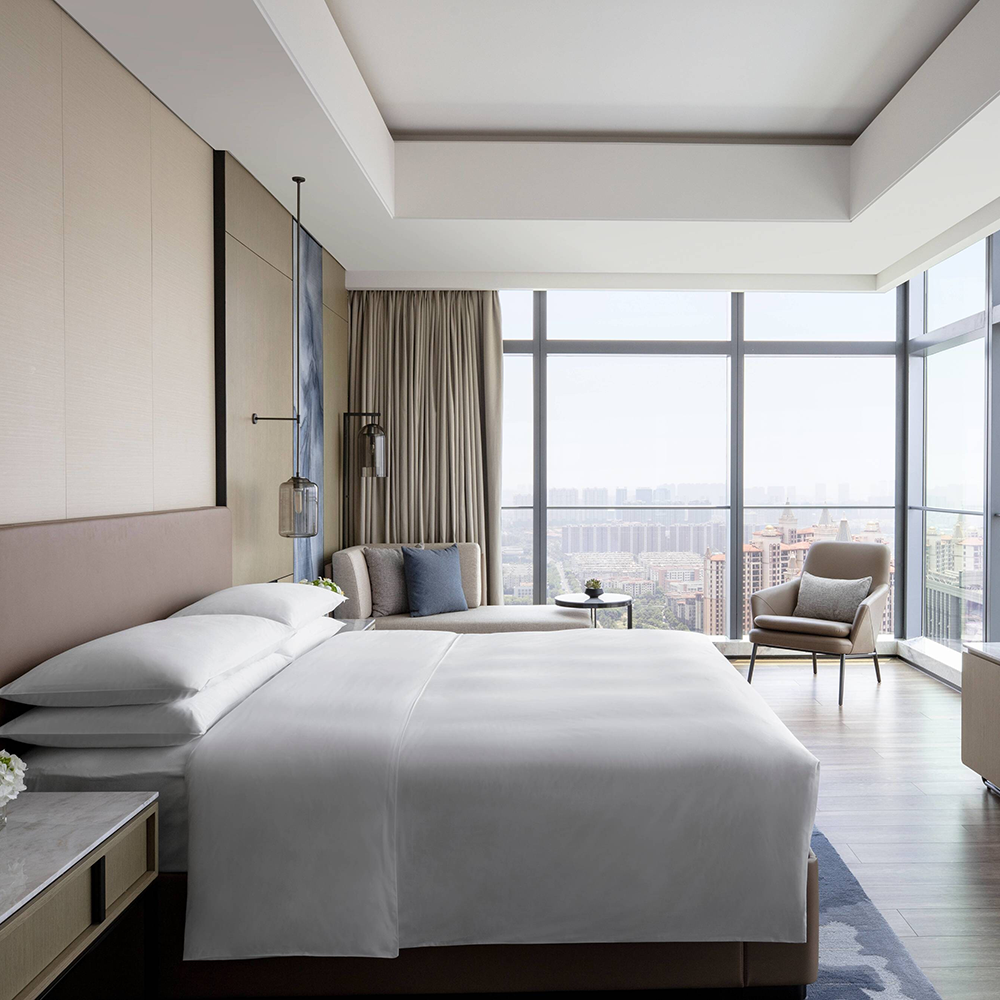Custom Made Minimalist Hotel Room Furniture for Modern Design Hotel and Architectural Studio Project