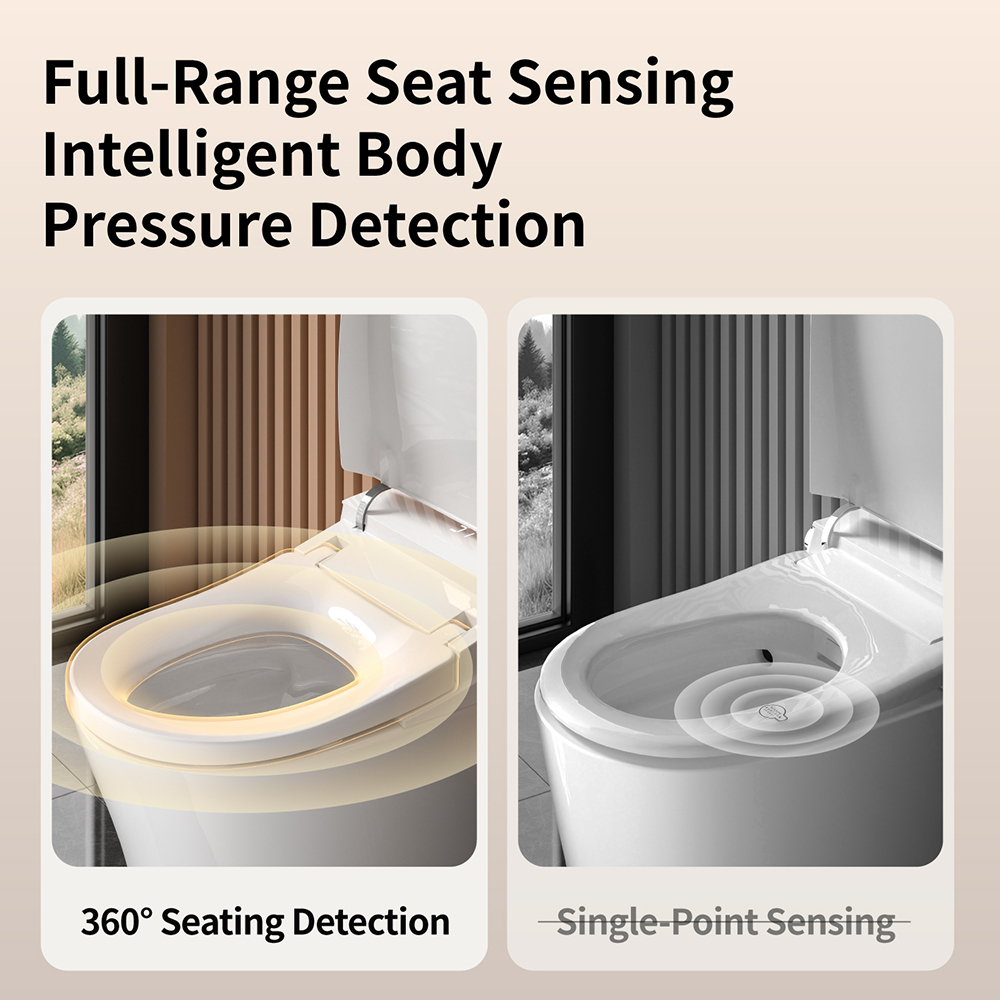 MWD Wholesale Smart Toilet Automatic Flush Intelligent WC Electric Bidet With Heated Seat Remote Control Modern Sanitary Ware