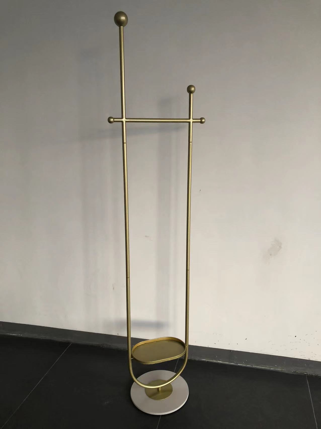 U Shaped Coat Rack with Shelves Modern Coat Stand for Entryway, Hallway, Bedroom, Office