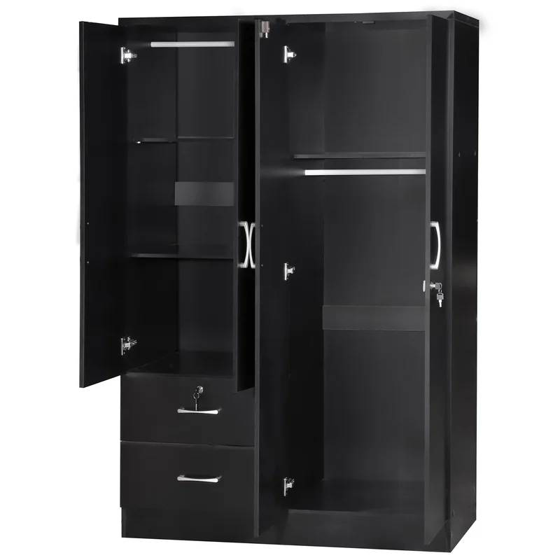 Bedroom Wooden Wardrobe Design View 1