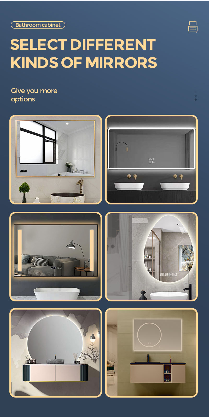 Modern Design Grey Rock Top Bathroom Cabinet Plywood Vanity for Hotel Use in Stock