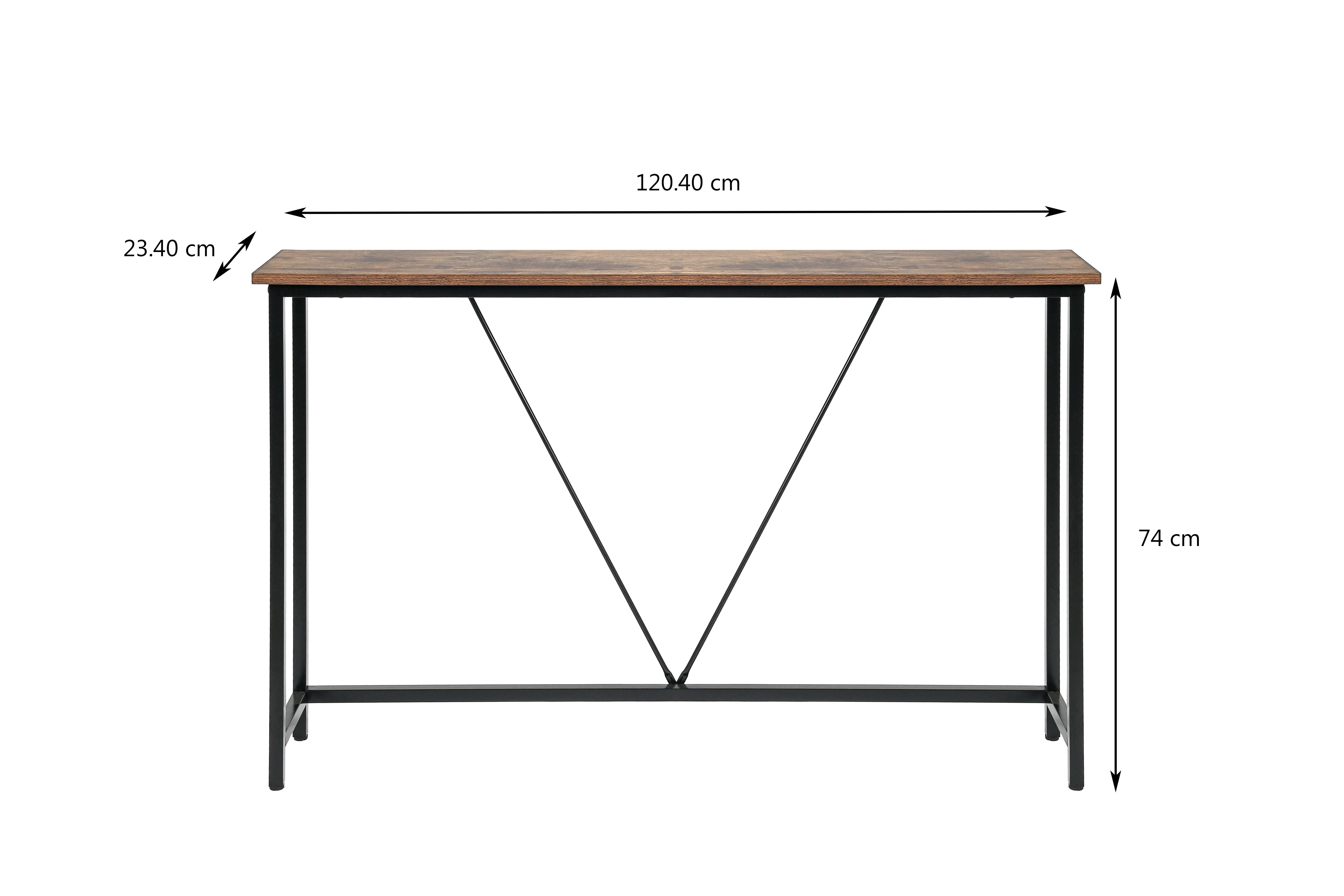Modern Wood Entryway Console Table Narrow Sofa Table for Living Room Home Furniture Easy to Clean
