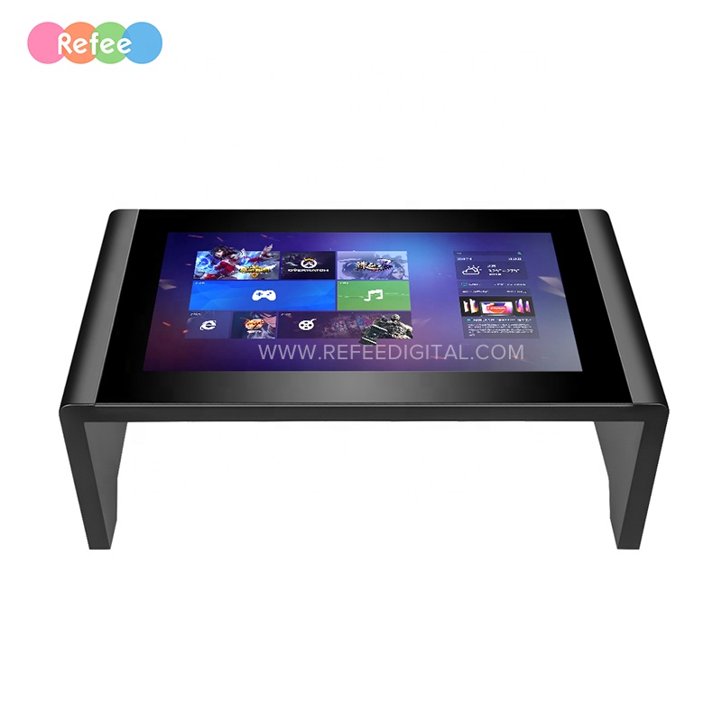 Conference Advertising Stand Menu Holder Led Coffee Touch Screen Table With Game Interactive Restaurant 16.7m,black 178 /178 5ms