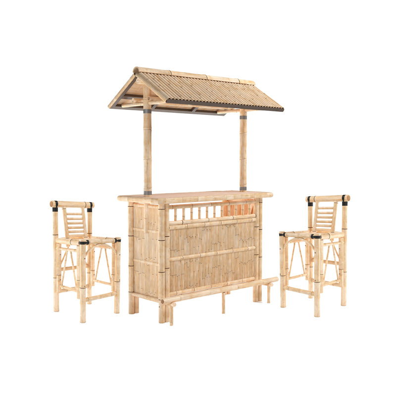 Bamboo Tiki Bar Dimensions and Quality Showcase