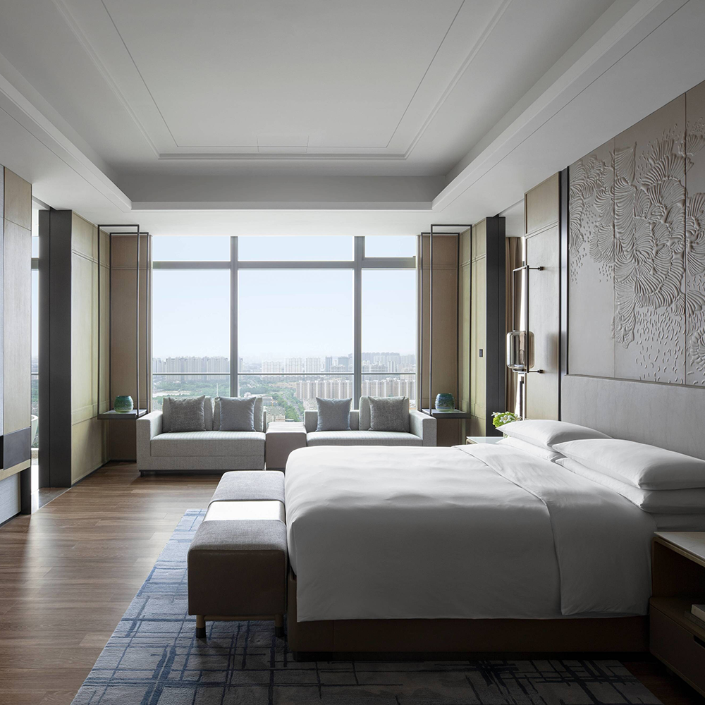 Custom Made Minimalist Hotel Room Furniture for Modern Design Hotel and Architectural Studio Project