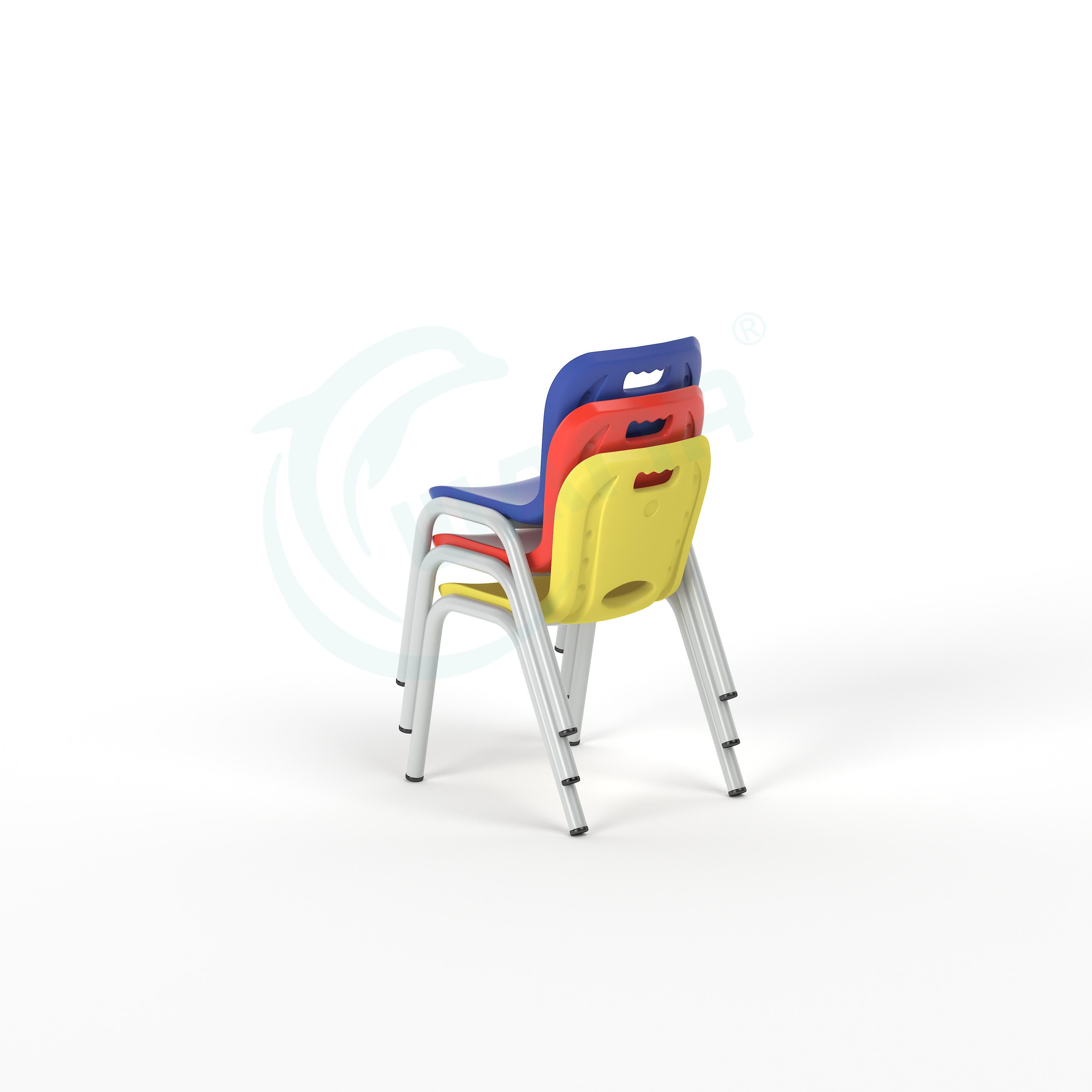 Modern Design Plastic School Preschool Furniture Colorful Children's Nursery Tables and Chairs for Home Office Kindergarten