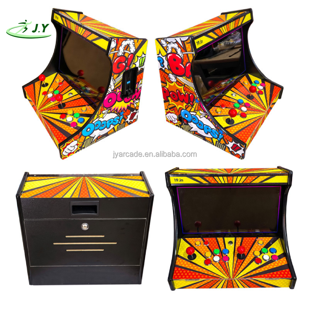 JY Pandora SAGA DX 19 Inch All-In-One Portable 2 Player Desktop Metal Coin Operated Arcade Game Machine Spanish/Japanese