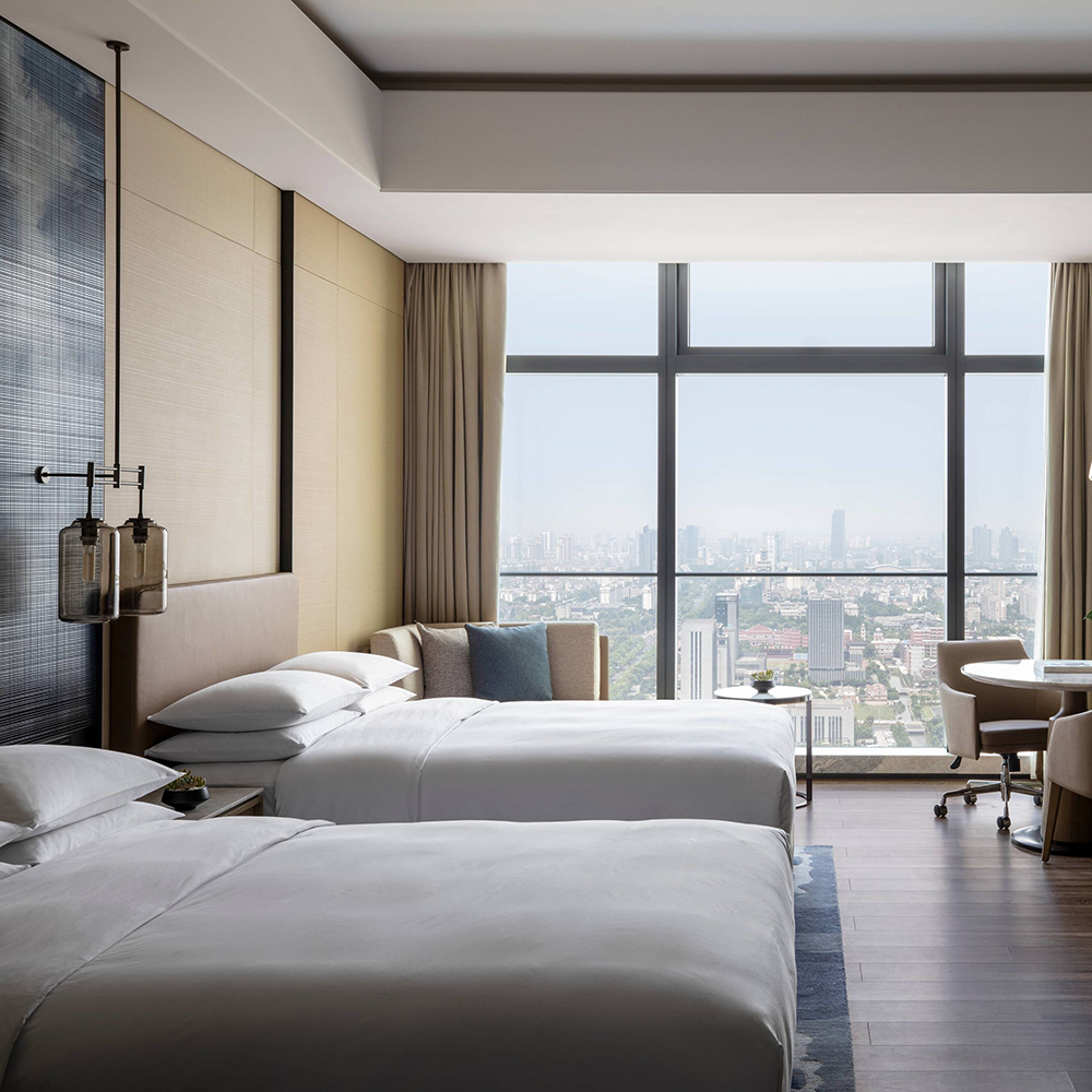 Custom Made Minimalist Hotel Room Furniture for Modern Design Hotel and Architectural Studio Project