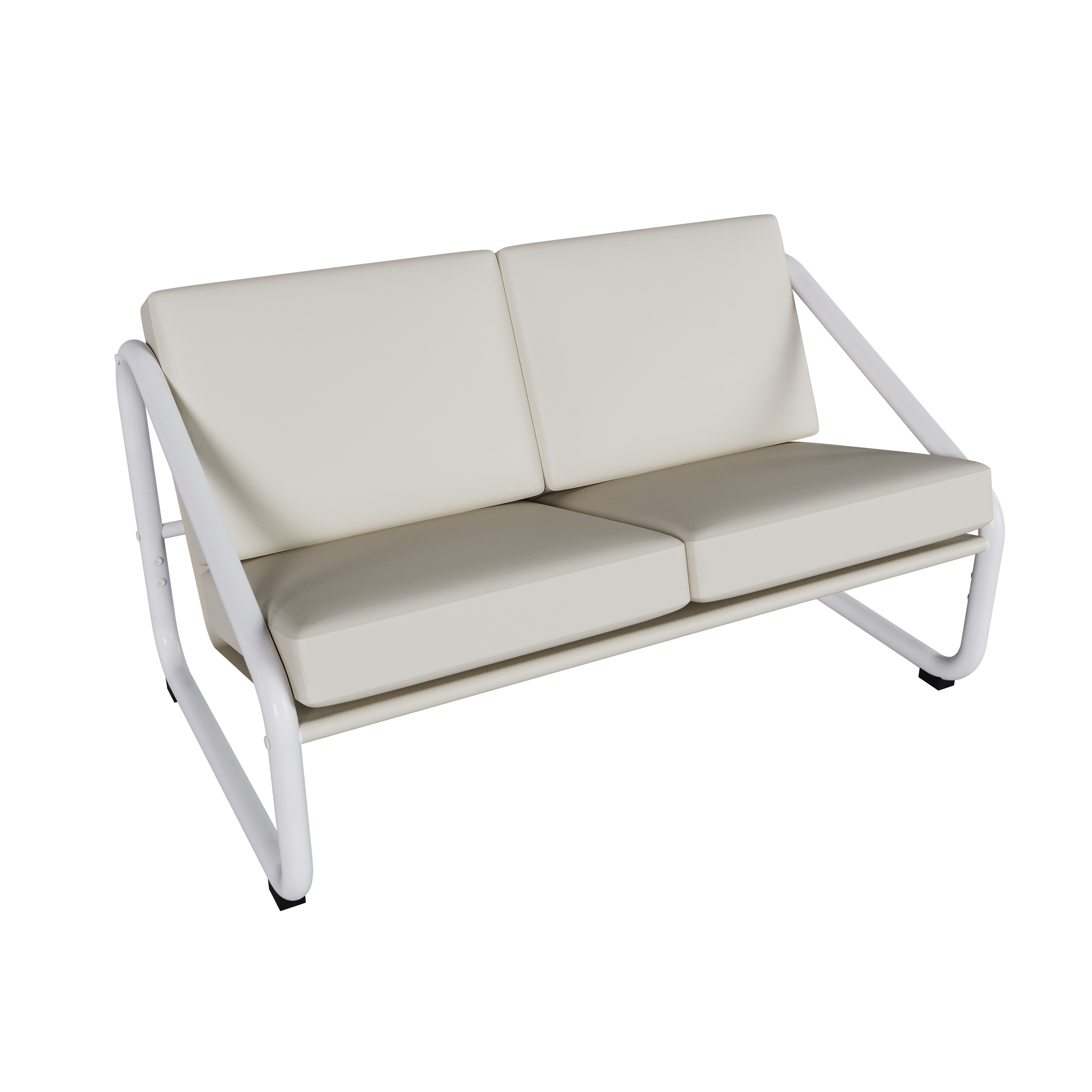 Modern Nordic Minimalist Durable Comfortable Aluminum Patio Sofa Outdoor Lounge Furniture with Weather Resistant Features