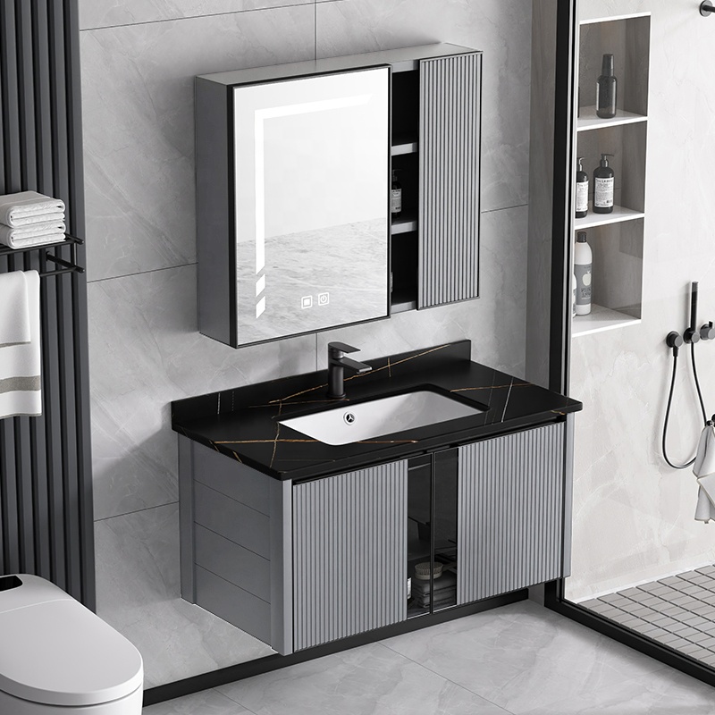 Modern Luxury American Bathroom Vanity Cabinets for Apartment Use