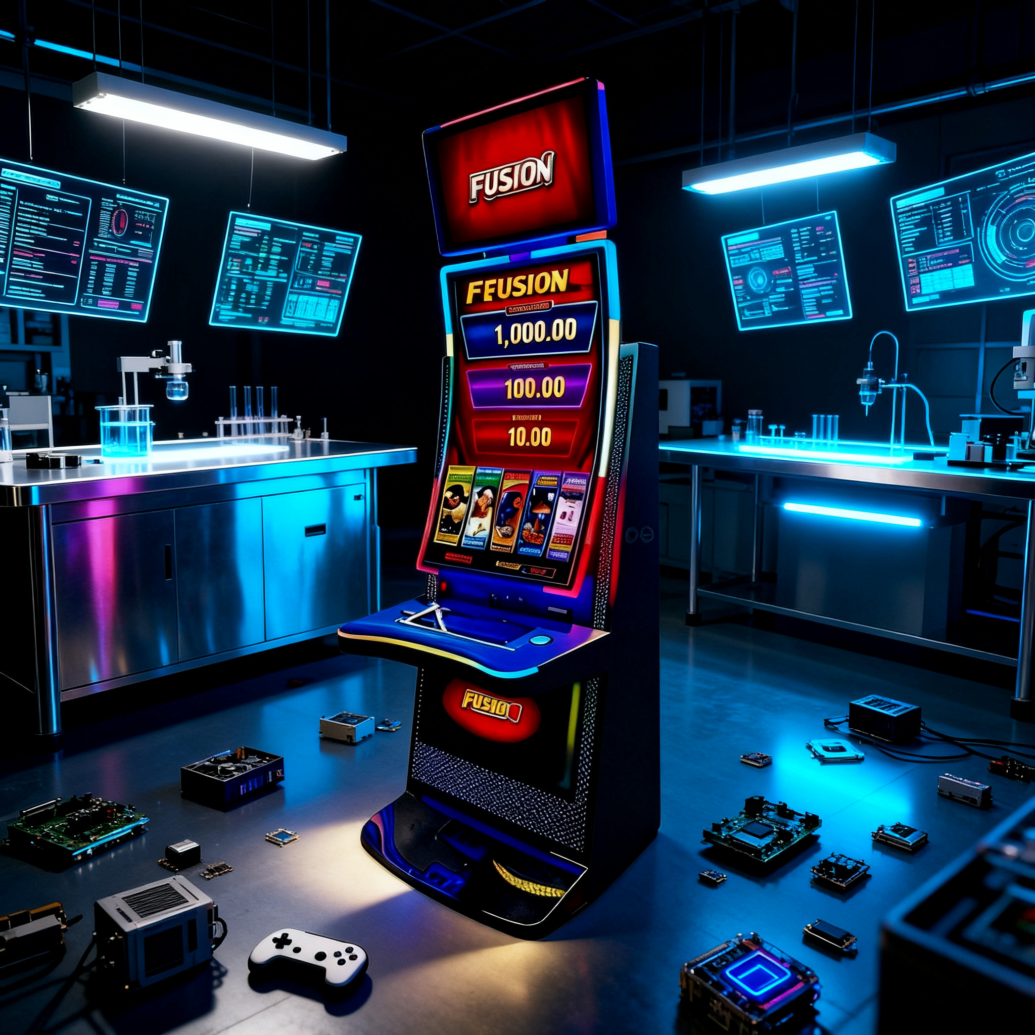 Gaming Cabinet 43 Inch Curved Screen Metal English For Mexico Market Social Club Skill Game Room Professional Solutions