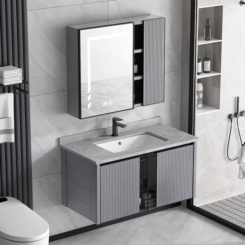 Modern Luxury American Bathroom Vanity Cabinets for Apartment Use