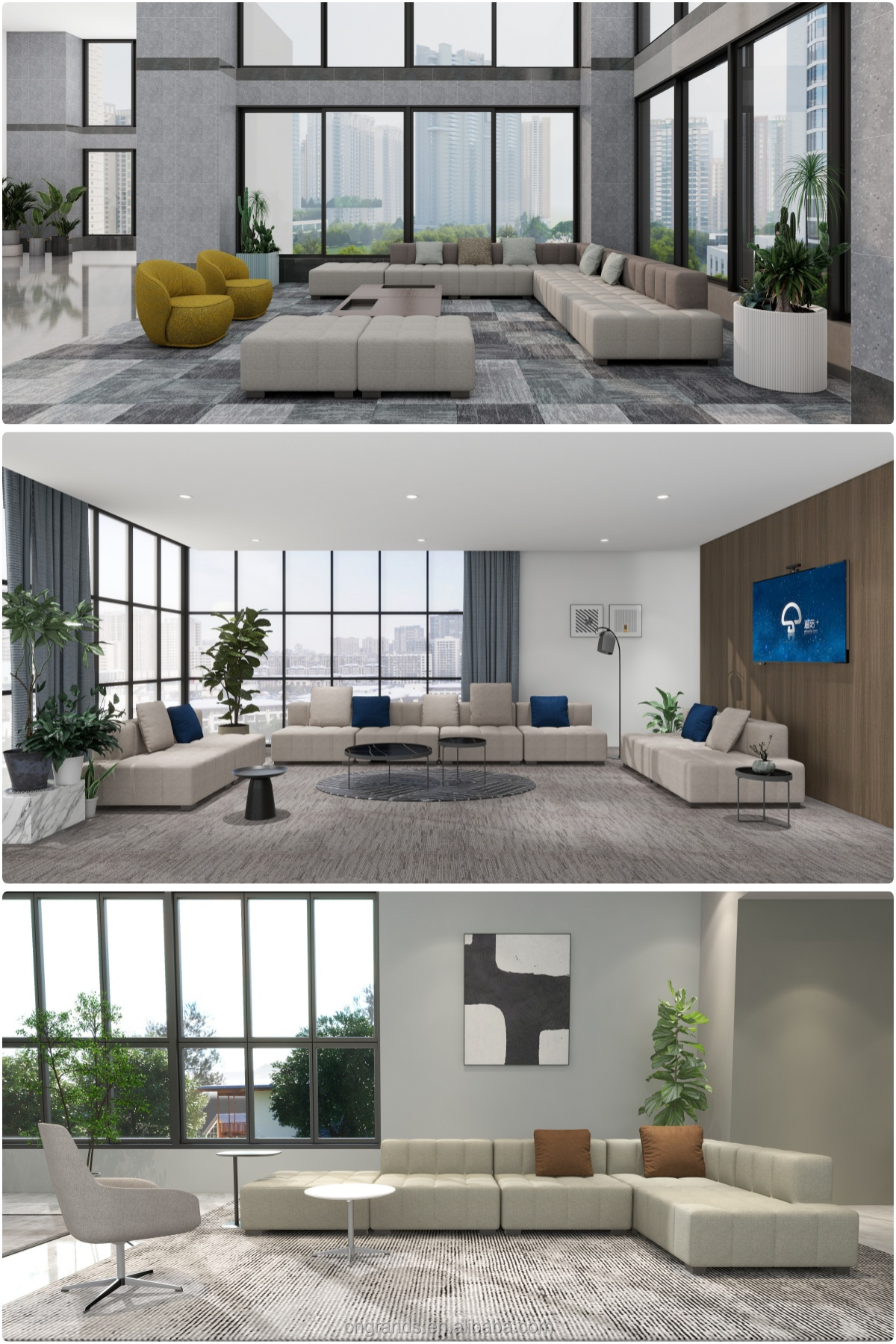 Lounge Area Office Setup 2