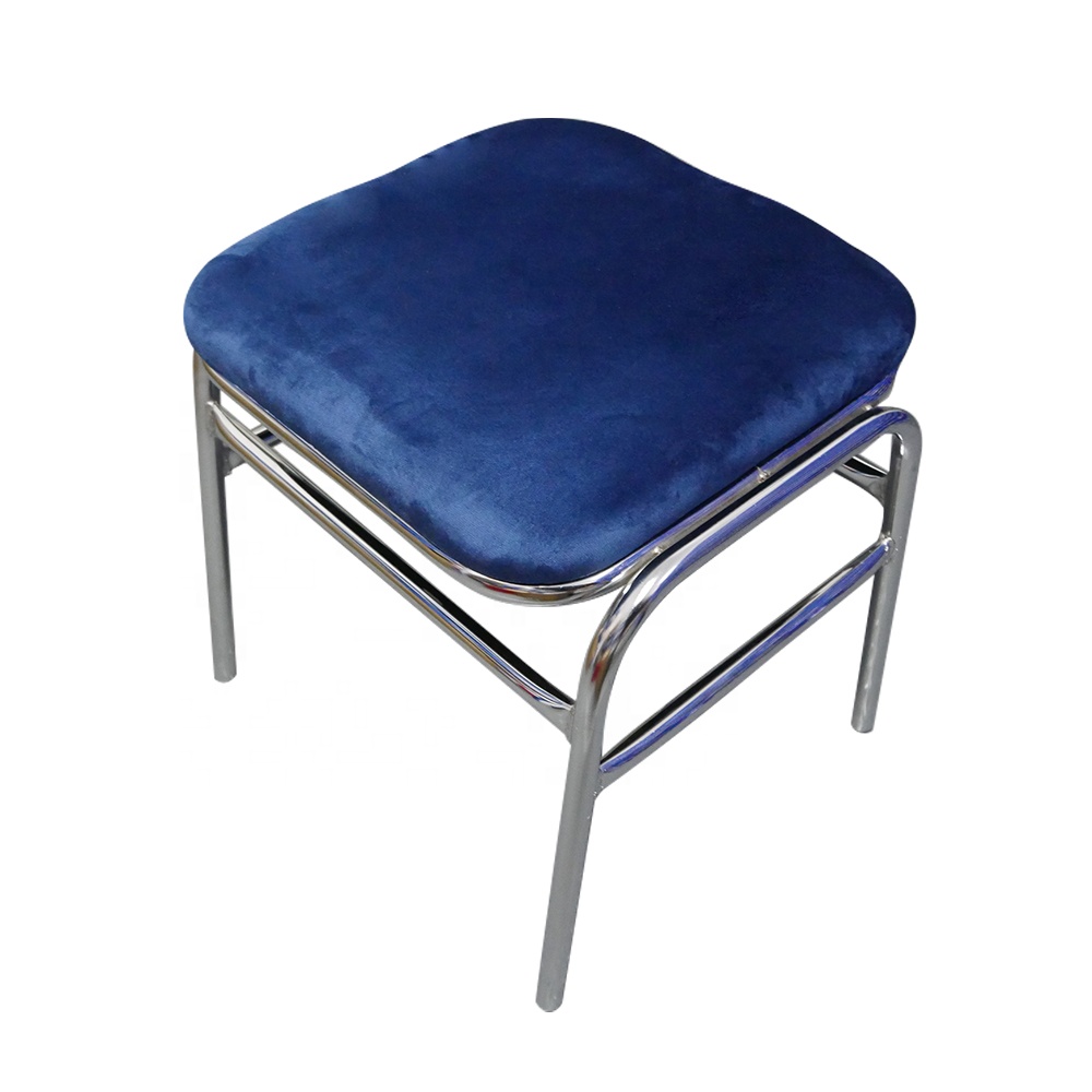 Custom Brand Logo Cocktail Chair Game Room Red Cushion Bar Stool High Quality Square Arcade Stool for Sale