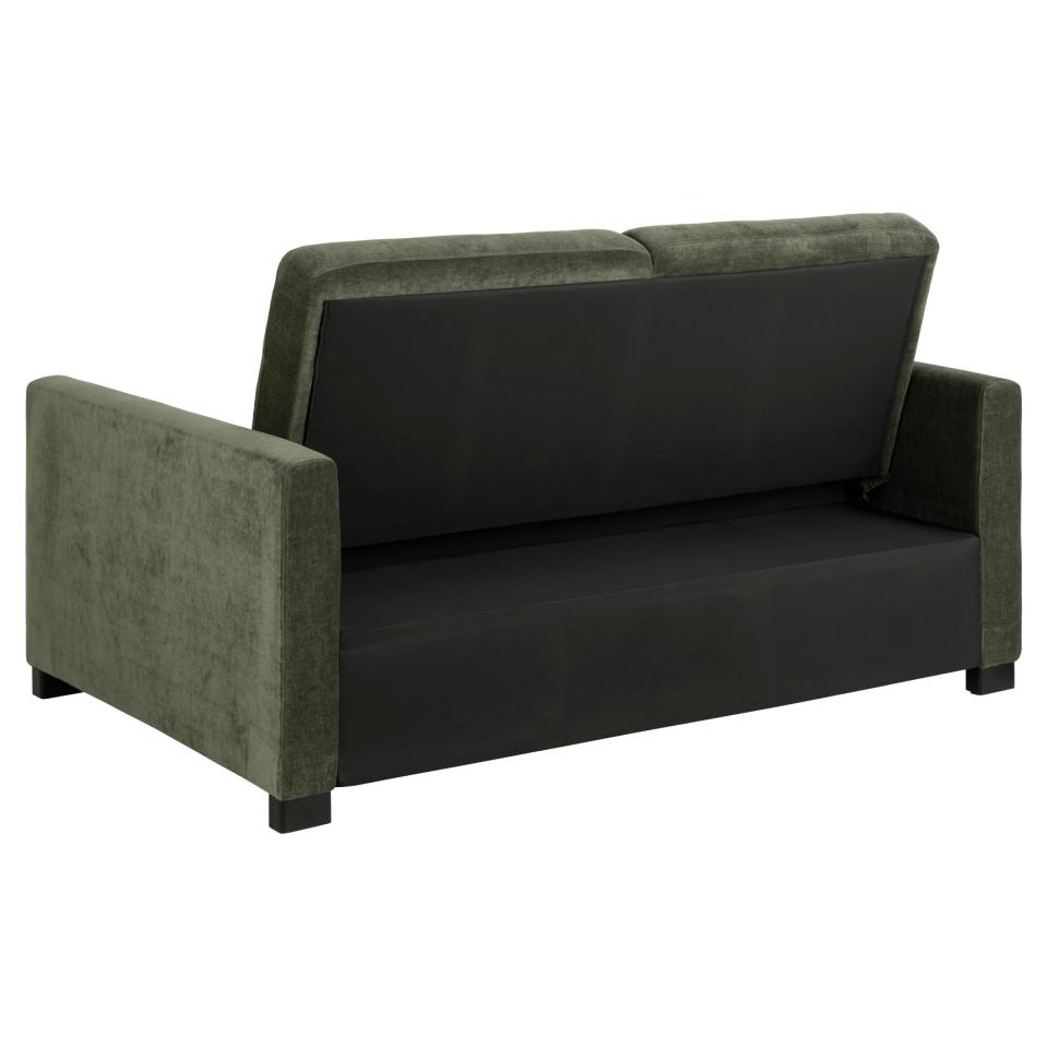 Modern Fabric Sofa Bed with Storage Space 2-in-1 Sleeper Sofa for Small Apartment