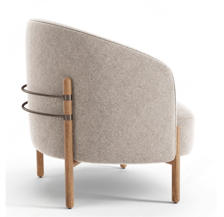 Cozy Soft Padded Armchair Tufted Decorative Teddy Upholstered Armchair Accent Lounge Chairs for Living Room