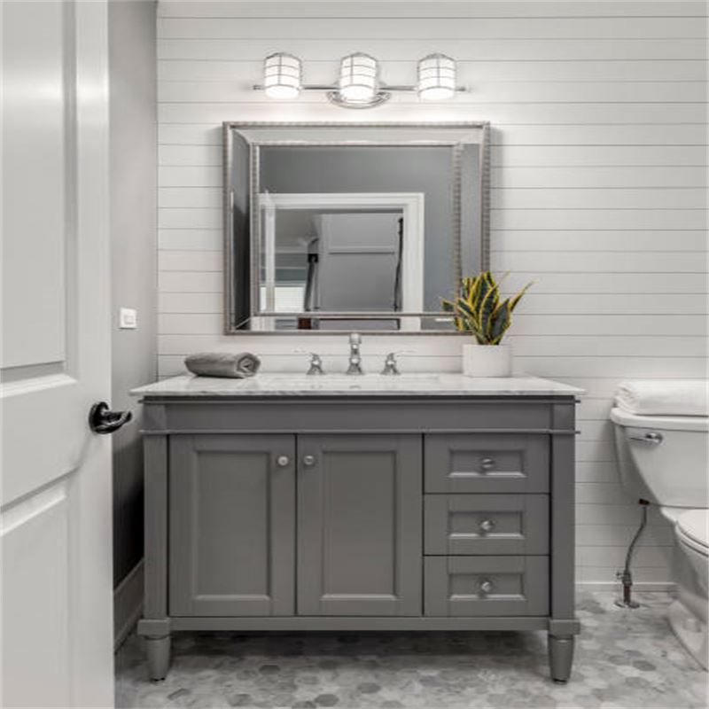 Professional Bathroom Cabinet Furniture With Sinks Sink and Mirror Toilet Set