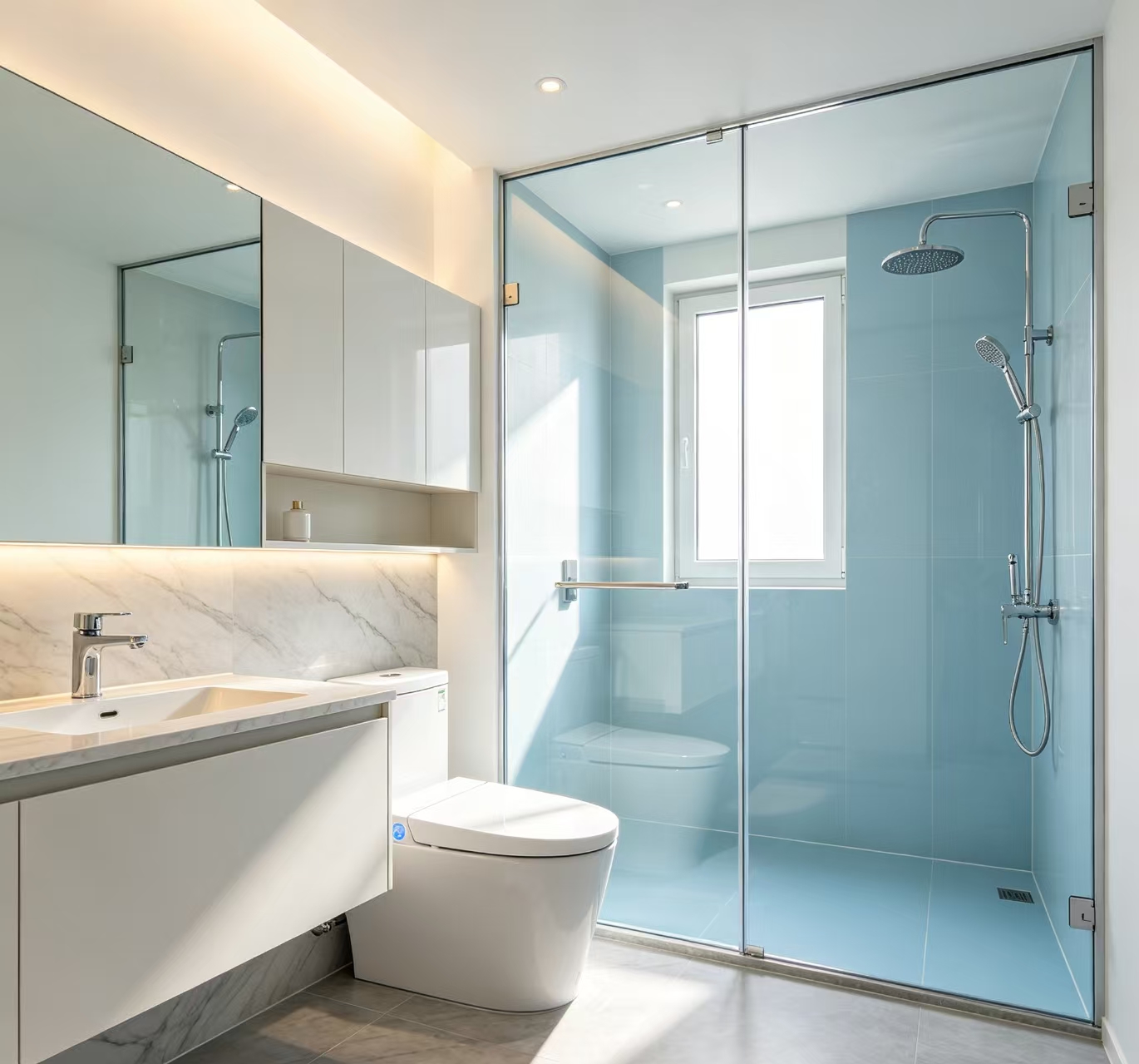 Wet & Dry Separated Bathroom
