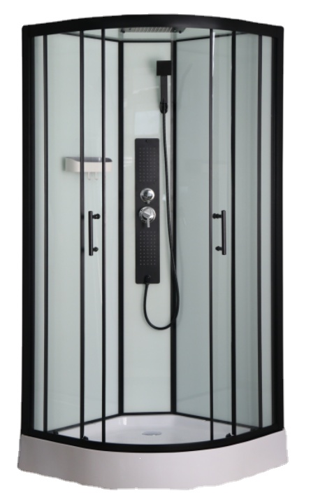 Fast Fit Easy Click Assembly System Square Modern Shower Room 90x90x210cm Shower Cabin Glass Shower Cubical