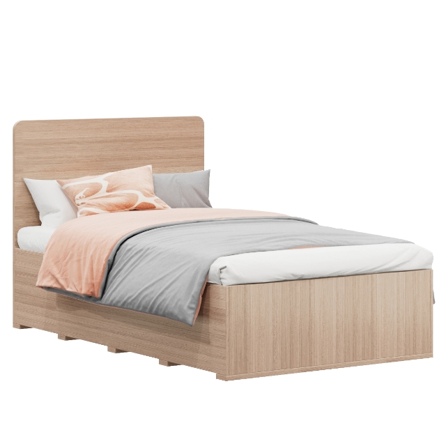 customization Modern Minimalist Single Bed Suitable for Hotel and Dormitory Furniture in Various Sizes