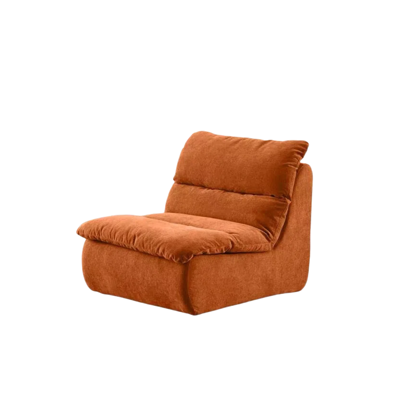 Modern Cream Single Small Modular Sofa Vacuum Compressed Design for Hotel and Warehouse Use Simple Living Room Accessory
