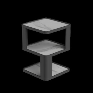 Living Room Internet Popular Minimalist Small ABS Household Side Table Sofa French Bedside Table Apartment Coffee Table Tea
