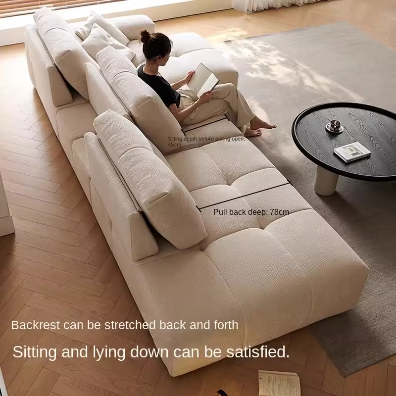 Modern Sofa Bed Living Room Set Nordic Modern Minimalism Living Room l Shaped Combination Modular Sectional Sofa