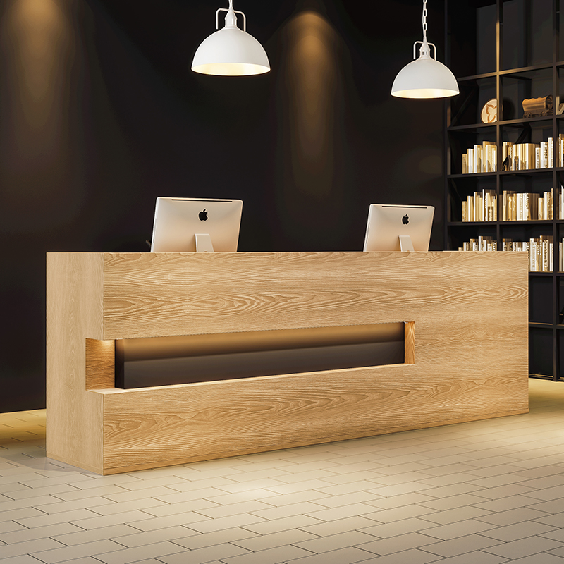 Yimutang Customized Modern Solid Wood Square Reception Bar Table Commercial Use Office Furniture Game Room Billiard Hall Living