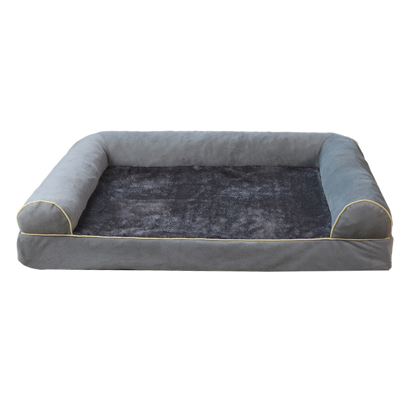 Fashionable Orthopedic Sofa Pet Bed for Large Dogs All-Season Waterproof Chew-Resistant Rectangle Furniture with Washable Cover