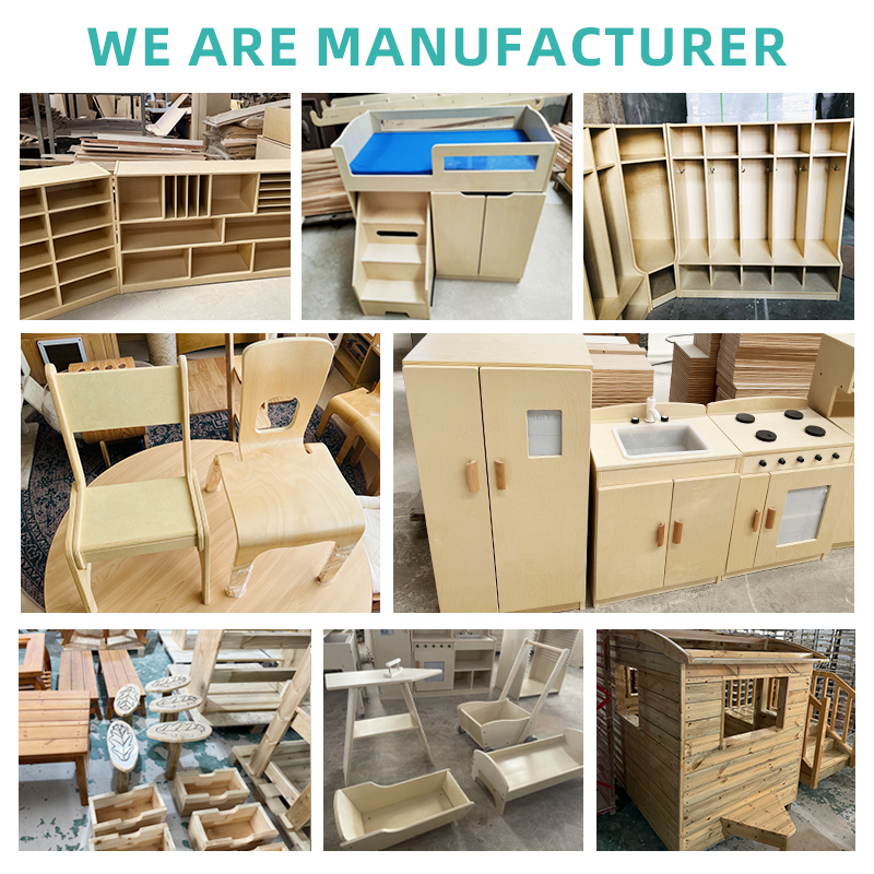 Montessori Kindergarten Table and Chair Daycare Furniture Preschool Wooden Nursery Learning Center Waldorf Preschool Furniture
