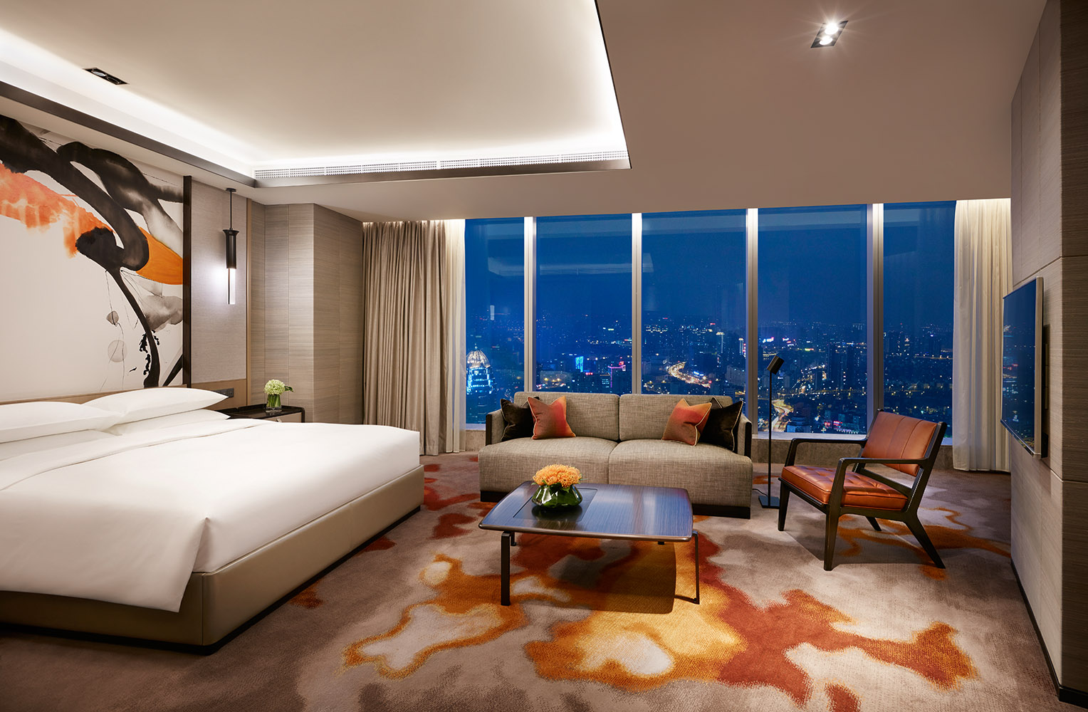 China Brand Factory Wooden Bedroom Furniture Home Furniture Bedroom Set Luxury Hotel Bedroom Furniture