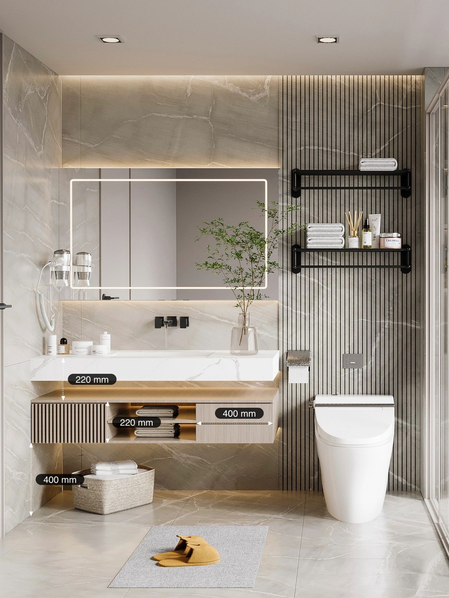 Bathroom Cabinet Detail 6