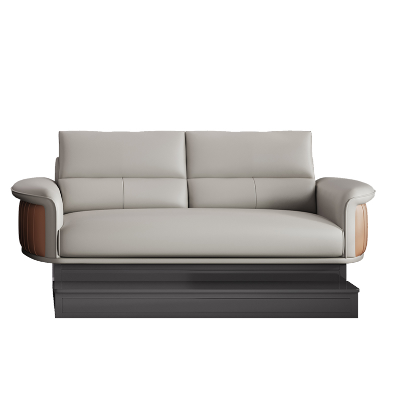 Synthetic Leather Billiard Sofa 3-Seater High-End Game Room Rest Sofa with Metal Accents Suitable for Luxury Pool Hall Home Bar