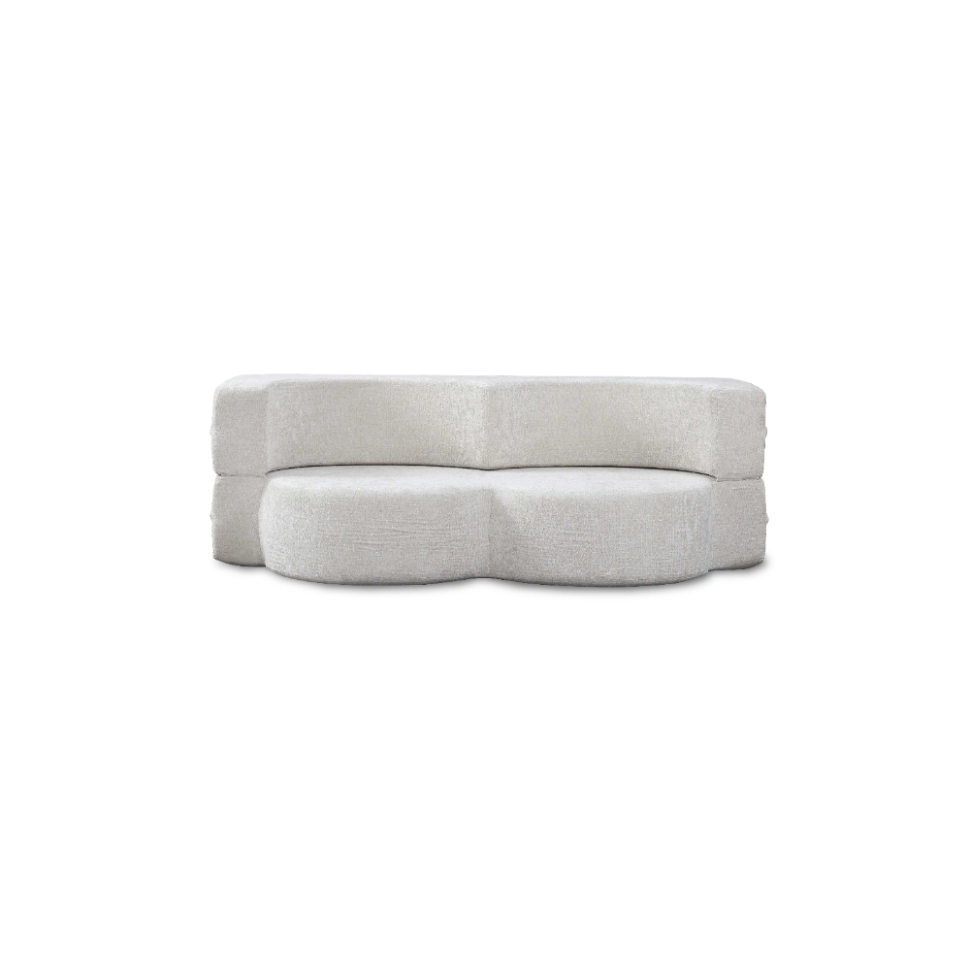 Sofa with Wood Trim Accent on Base for Extra Decorative Element