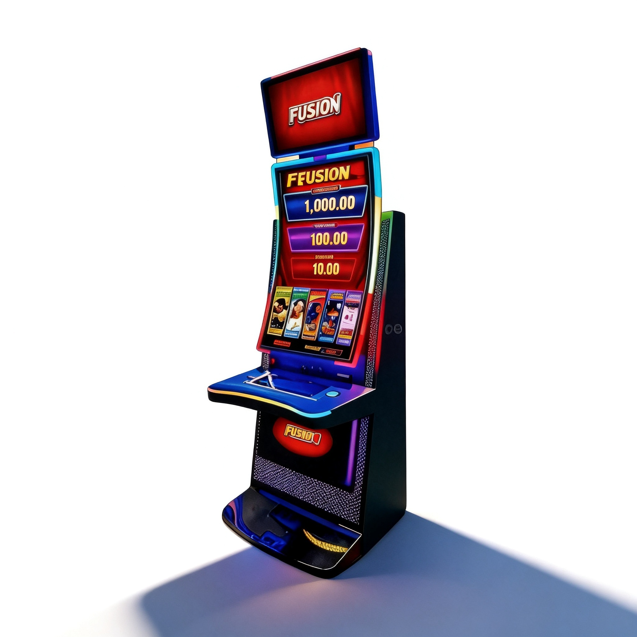 Gaming Cabinet 43 Inch Curved Screen Metal English For Mexico Market Social Club Skill Game Room Professional Solutions