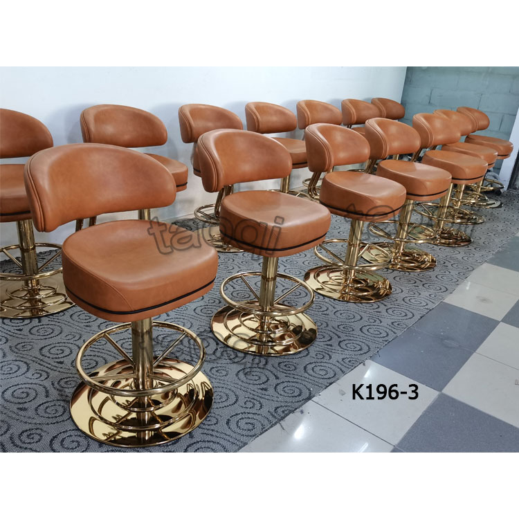 TaoQi Modern Gaming Entertainment Bar Chair Hight Quality Casino Chair Comfortable Slot Machine Stool Hotel Chair K196-3