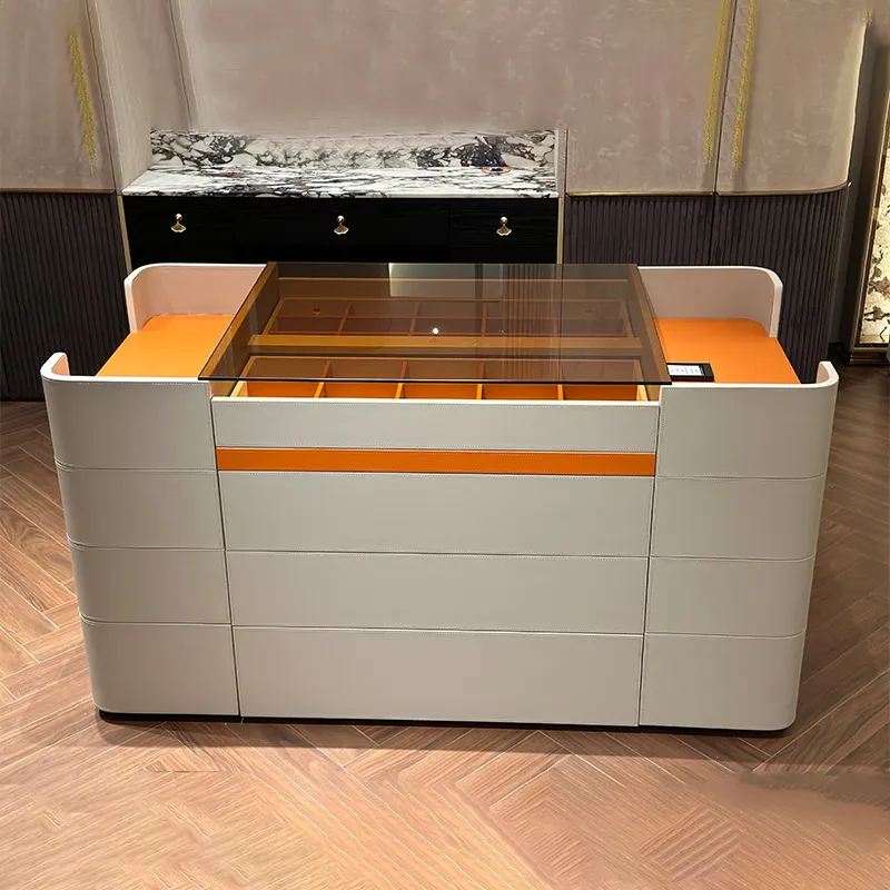 Modern Furniture Decorative Hallway Living Room Buffet Cabinets Silk Road Patterned Accent Sideboard