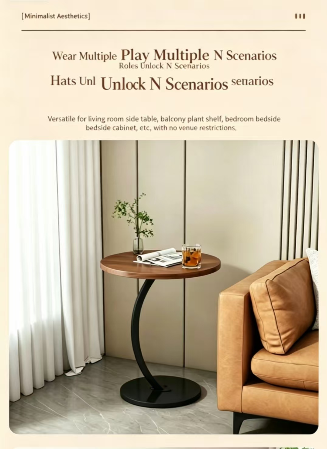 Modern Minimalist Coffee Table with Metal Frame and Storage Wooden Top for Living Room Home Furniture Set