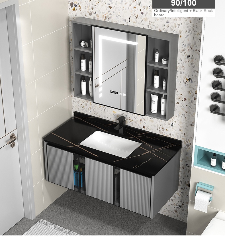 Modern Luxury American Bathroom Vanity Cabinets for Apartment Use
