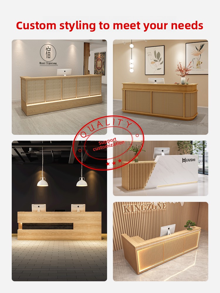 Yimutang Customized Modern Solid Wood Square Reception Bar Table Commercial Use Office Furniture Game Room Billiard Hall Living