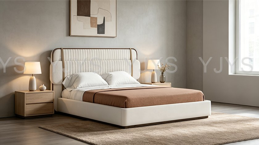 Channel Tuft Headboard Bed, Decorative Accent Furniture