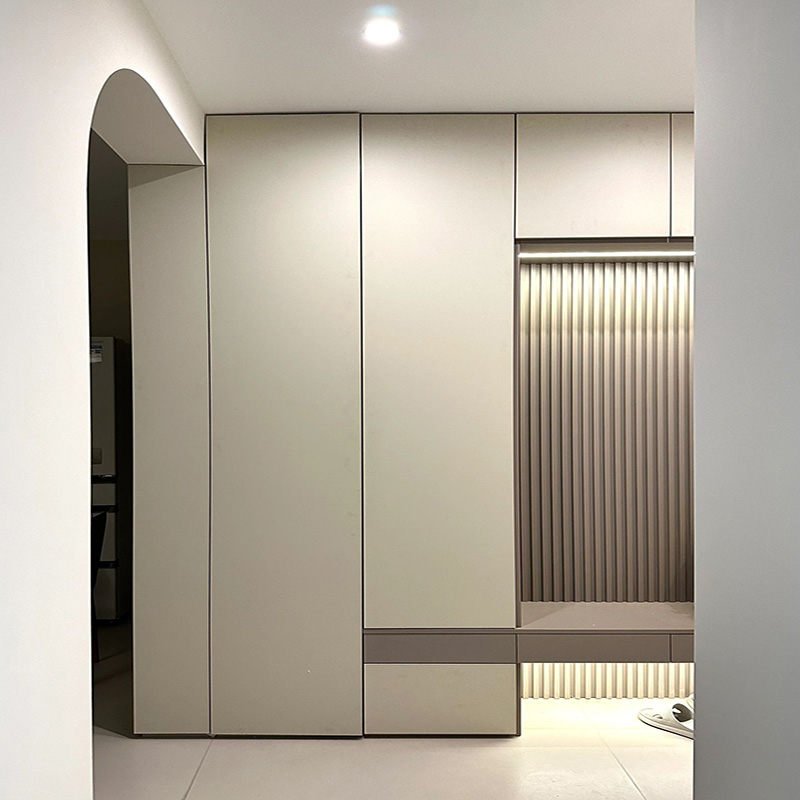 Factory Direct Customized Modern Wooden Shoe Cabinet Space Saving Entryway Hallway Storage Furniture with Large Capacity