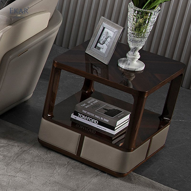 Stylish Decorative Trim Corner Table - Elegant Home Decor Accent