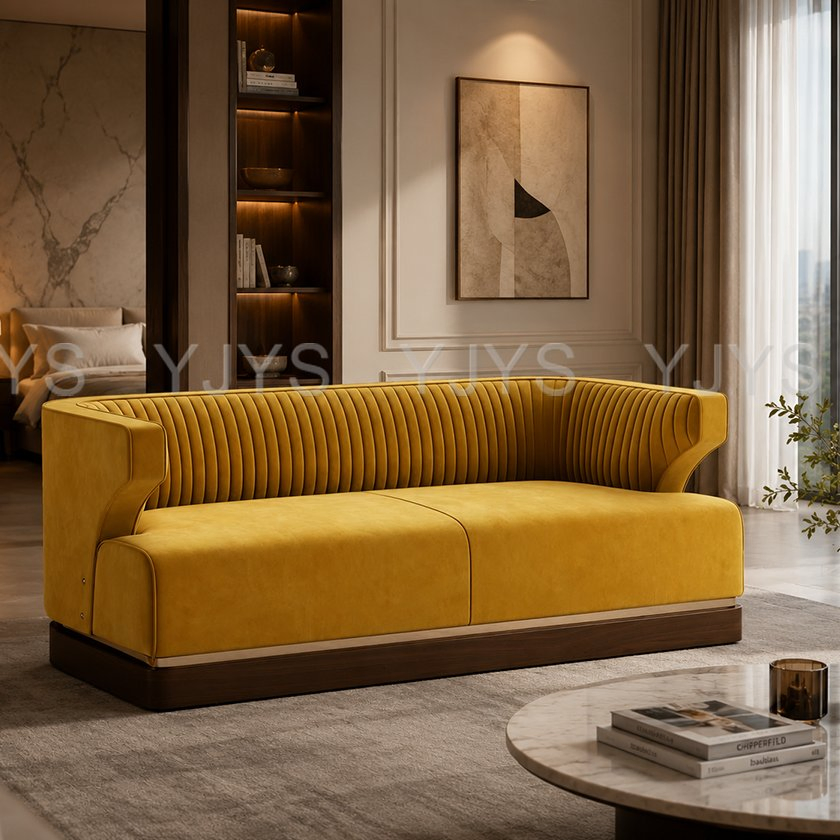 Trim Detail Accent Sofa, Decorative Interior Furniture
