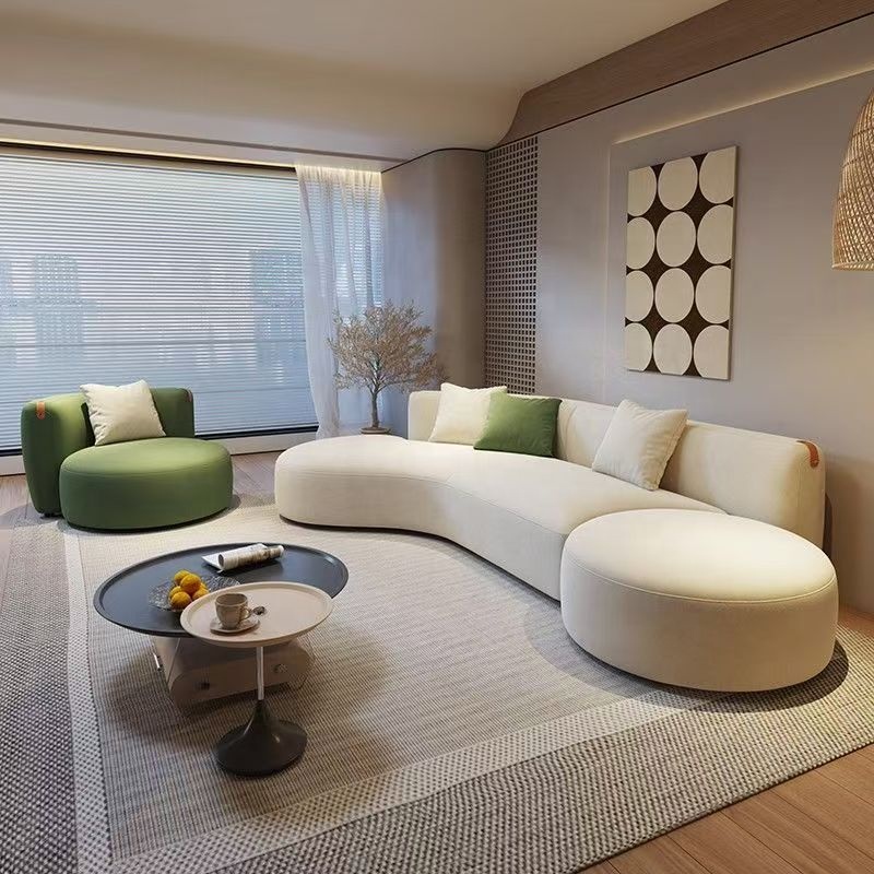 GEDO Modern Minimalist Modular Sectional Sofa Living Room Home Irregular Beauty Salon Curved Homestay Furniture
