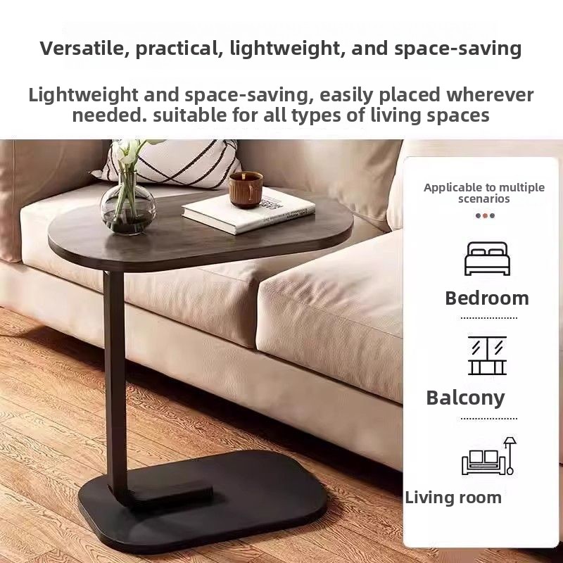 Modern Minimalist Multifunctional Sofa Side Table Cabinet Light Luxury Movable Small Tea Table Mobile Bedside Home Furniture