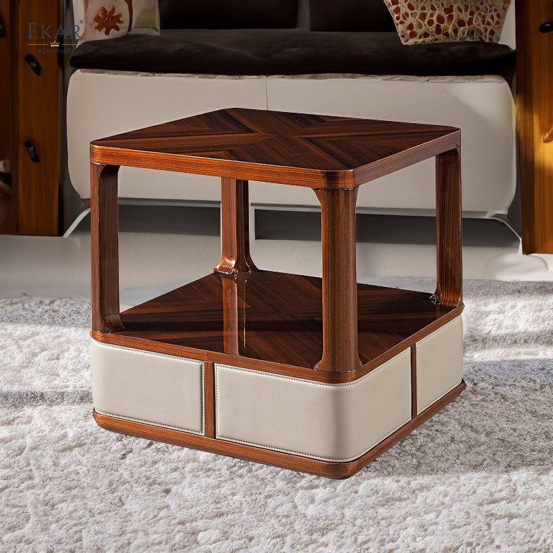 Stylish Decorative Trim Corner Table - Elegant Home Decor Accent