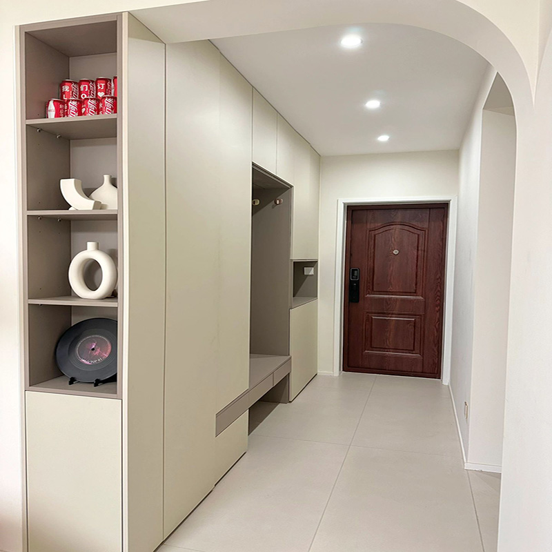 Factory Direct Customized Modern Wooden Shoe Cabinet Space Saving Entryway Hallway Storage Furniture with Large Capacity