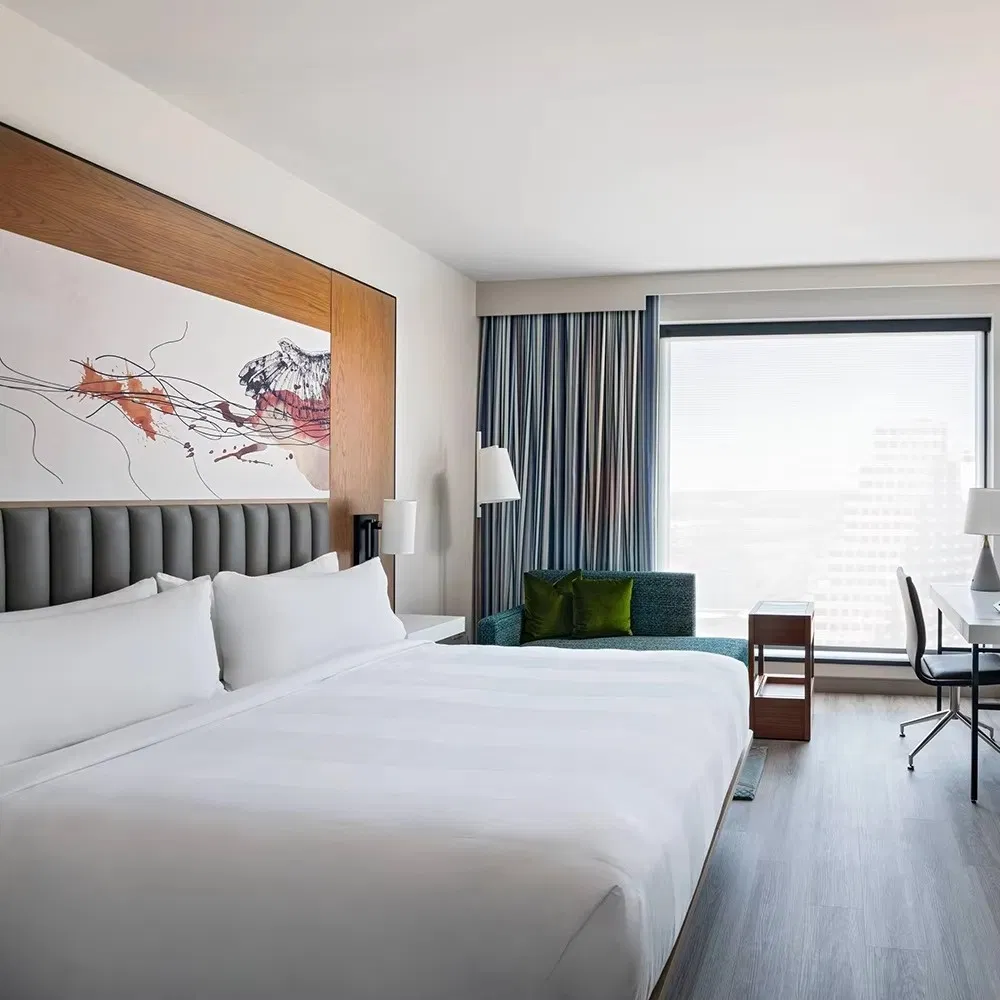 Wholesale FF&E Suppliers Durable Eco Friendly Commercial Hotel Guest Bedroom Furniture Bed Furniture