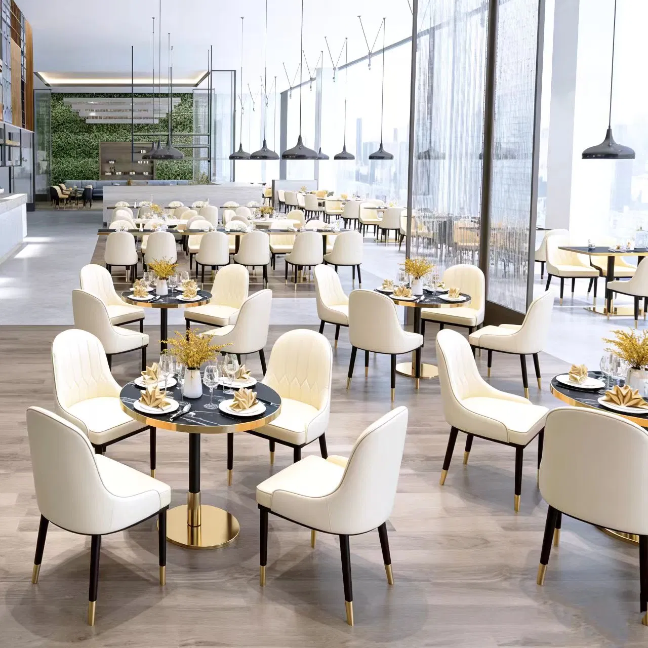 Sustainable Dining Furniture Set for Eco-Friendly Hotel Restaurants